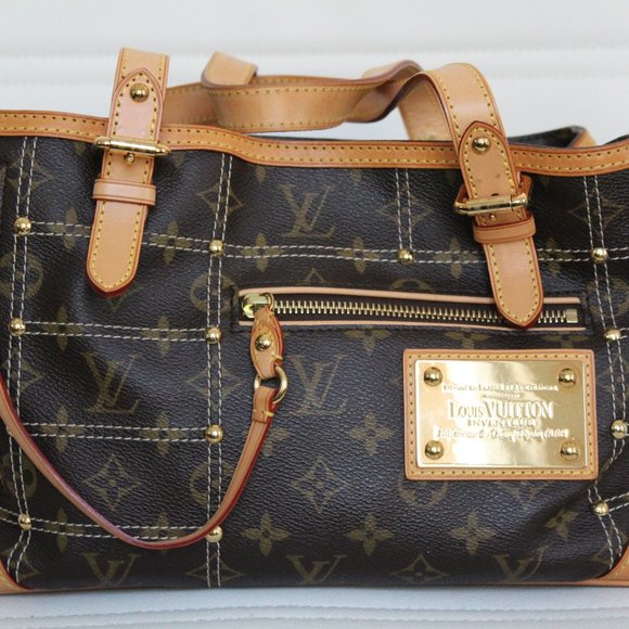 *BRAND NEW* Louis Vuitton Limited Edition Monogram Canvas Riveting Tote - Picture 3 of 11